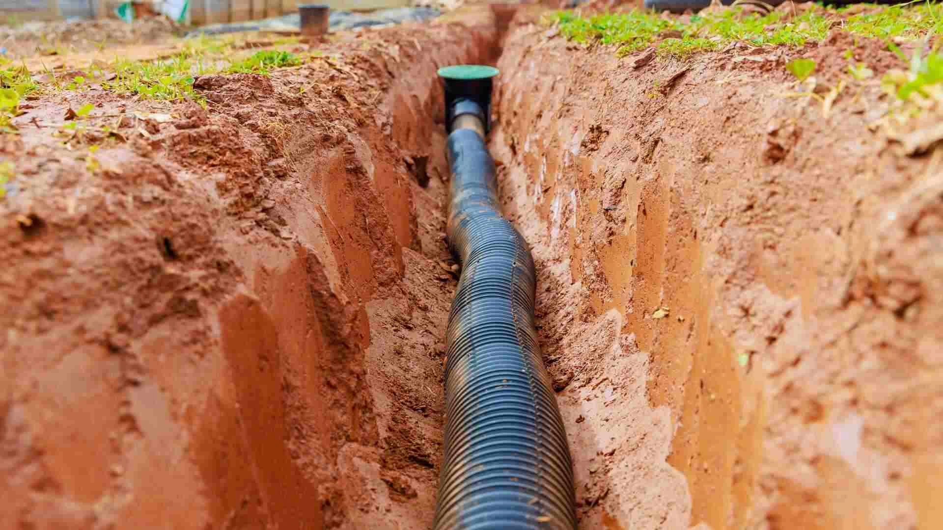 under ground drainage system Princeton new jersey
